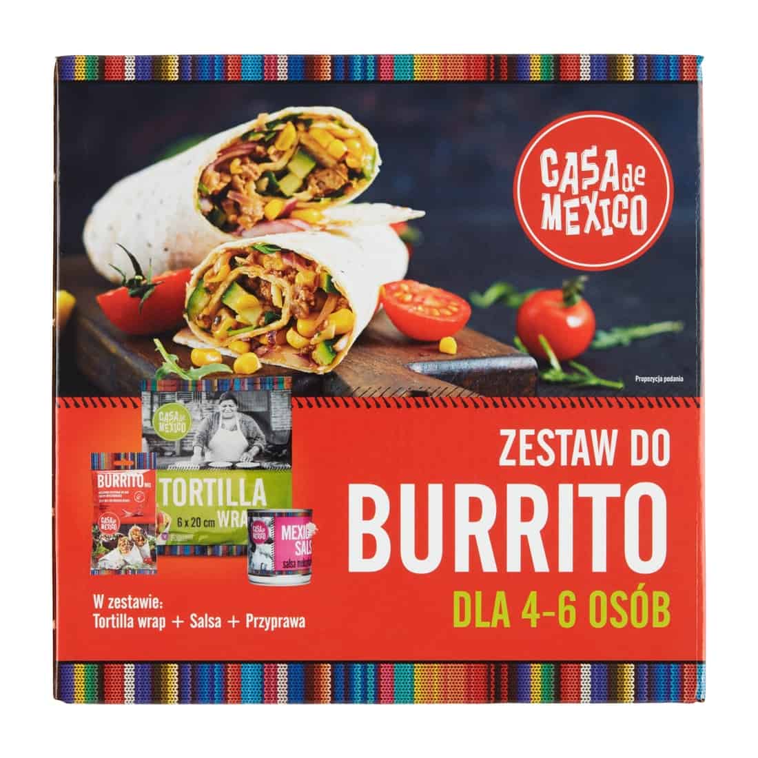 Zestaw Burrito 475g Casa de Mexico