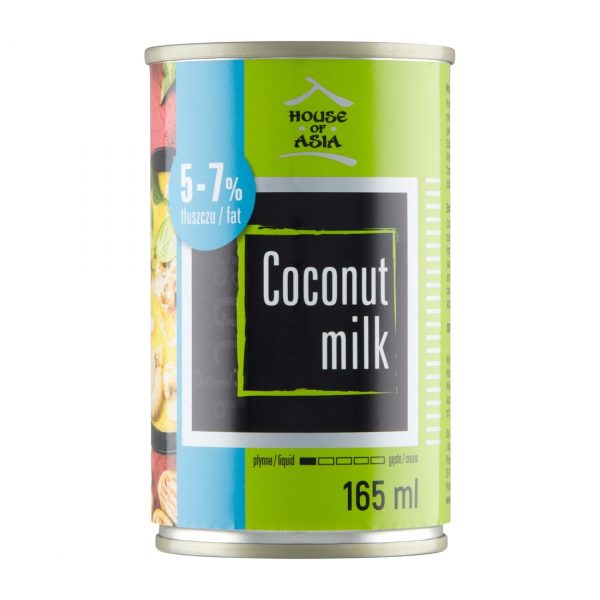 Mleczko kokosowe 5-7% 165 ml House of Asia