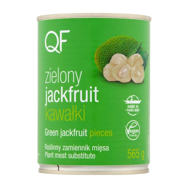 Jackfruit zielony krojony bez dodatku cukru 565g Quality Food