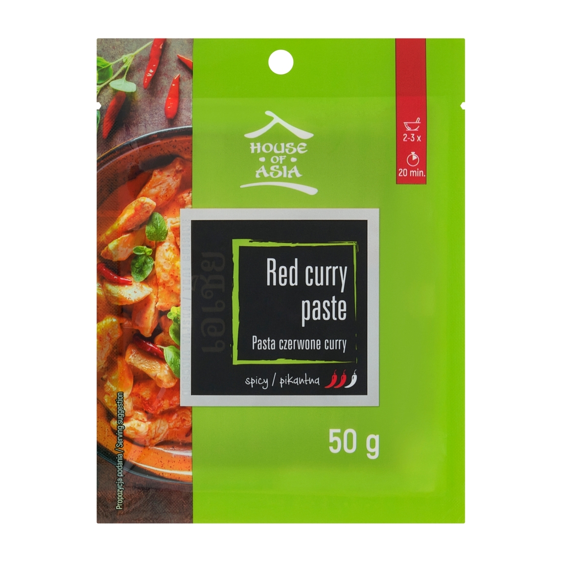 Pasta curry czerwona 50g House of Asia House of Asia