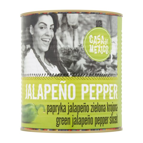 Papryka Jalapeno zielona krojona 2,9kg Casa de Mexico !!! USZKODZONY Casa del Sur