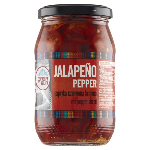 Papryka Jalapeno czerwona krojona 340g Casa de Mexico Casa del Sur