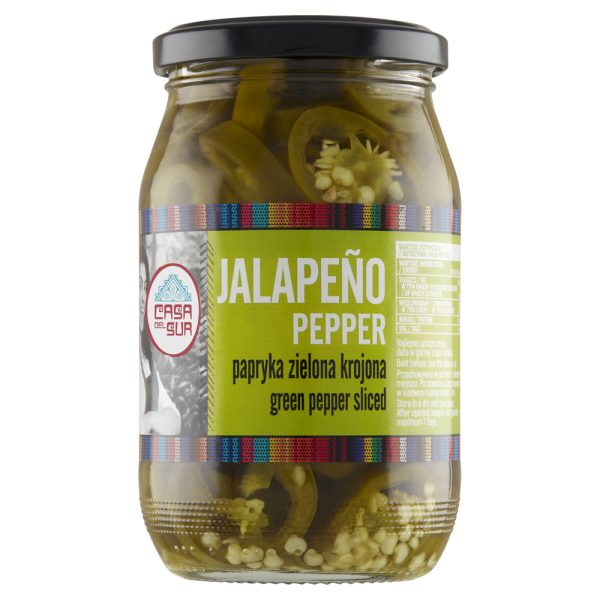 Papryka Jalapeno zielona krojona 340g Casa de Mexico Casa del Sur