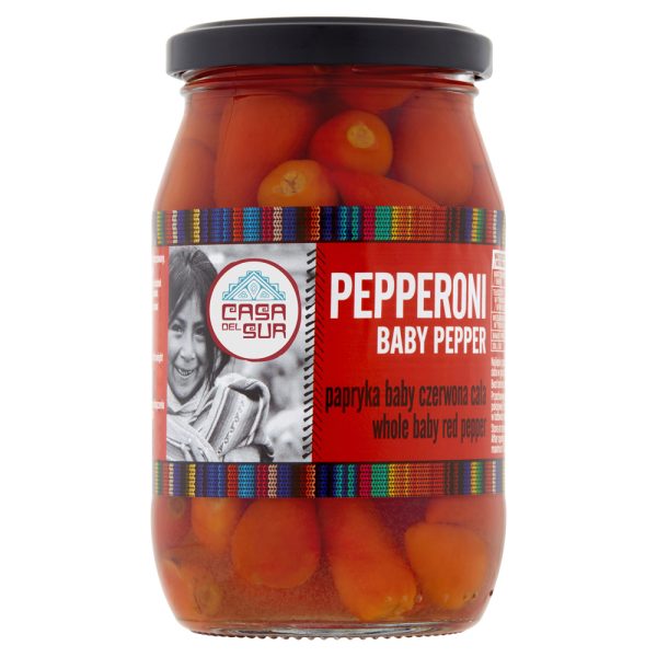 Papryka pepperoni czerwona baby 325g Casa del Sur Casa del Sur