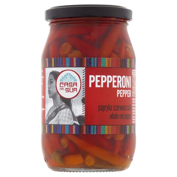 Papryka pepperoni czerwona cała 325g Casa del Sur Casa del Sur