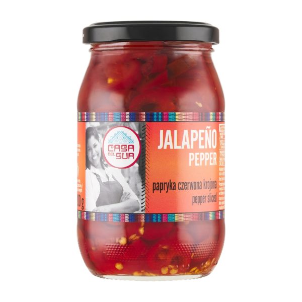 Papryka Jalapeno czerwona krojona 340g Casa de Mexico Casa del Sur