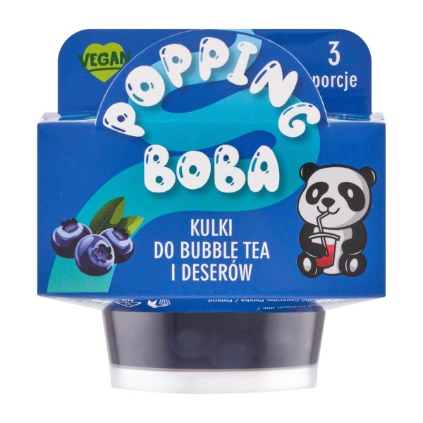 Kuleczki do bubble tea o smaku jagodowym 130g !!! USZKODZONY