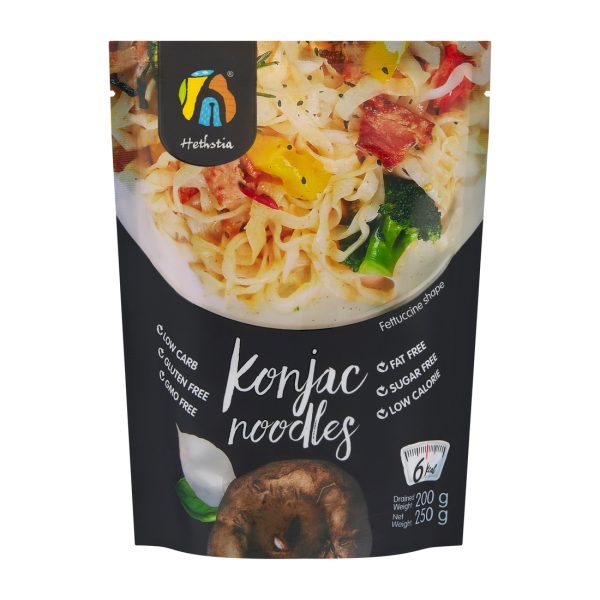 Makaron konjac fettuccine 250 g Hethstia Hethstia