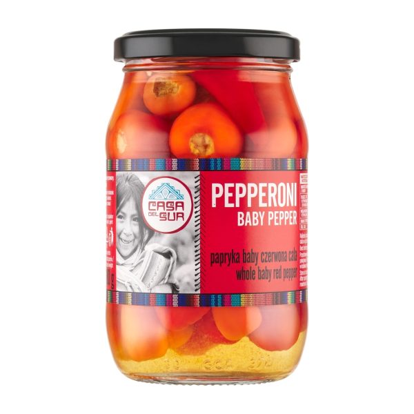 Papryka pepperoni czerwona baby 325g Casa del Sur Casa del Sur