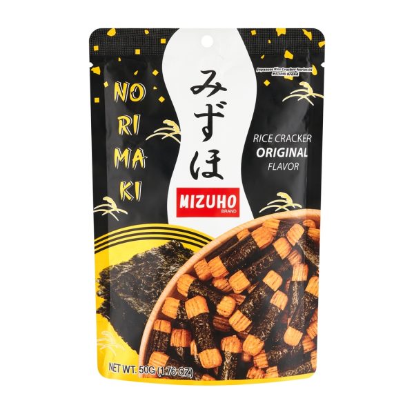 Chrupiąca przekąska Norimaki Original 50g Mizuho !!! Krótka data:2025.08.09 Mizuho