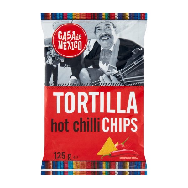 Chipsy nachos kukurydziane chili 125g Casa del Sur Casa del Sur
