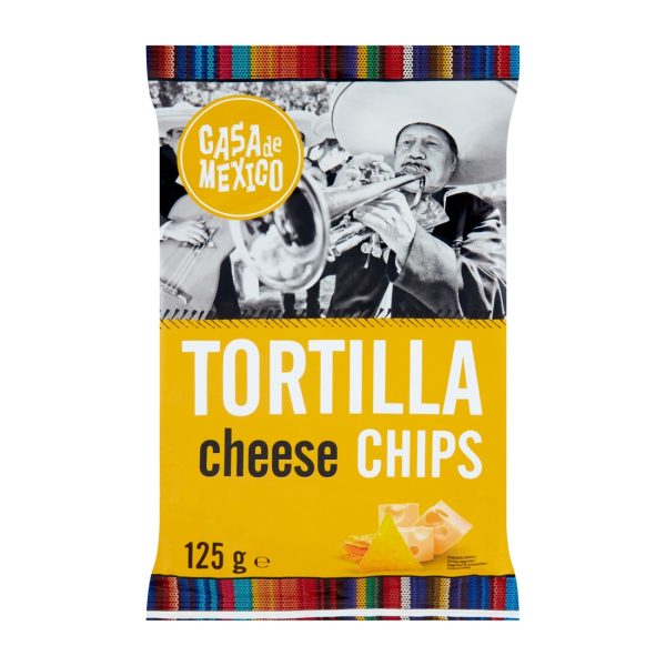 Chipsy nachos kukurydziane o smaku serowym 125g Casa del Sur !!! USZKODZONY Casa del Sur