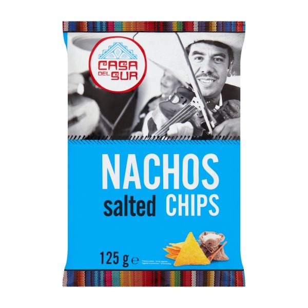 Chipsy nachos kukurydziane solone 125g Casa del Sur Casa del Sur