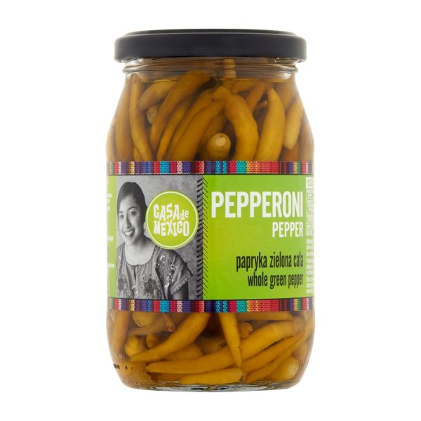 Papryka pepperoni zielona cała 325g Casa del Sur !!! USZKODZONY Casa del Sur