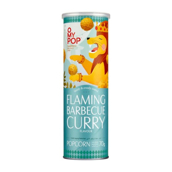 Popcorn o smaku curry BBQ 70 g !!! Krótka data:2025.10.26