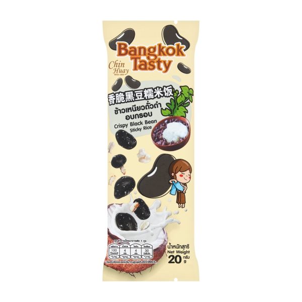 Przekąska tajska o smaku black beans sticky rice 20g Bangkok Tasty !!! Promocja! term. prz.:2025.09.13 Bangkok Tasty