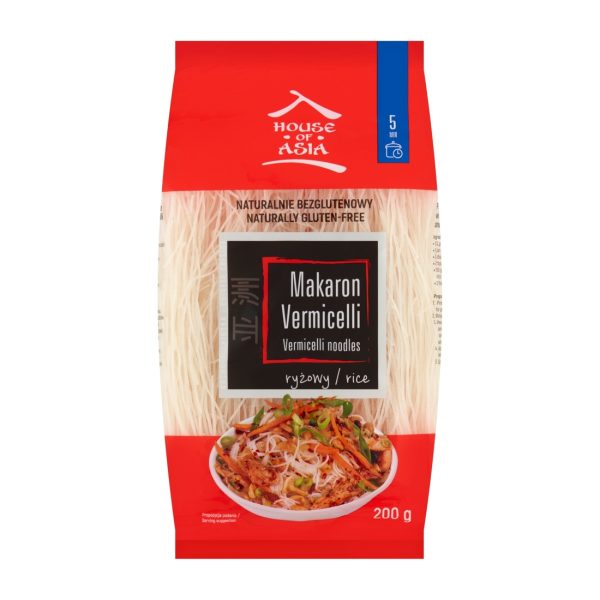 Bezglutenowy makaron Vermicelli 200g House of Asia !!! USZKODZONY House of Asia