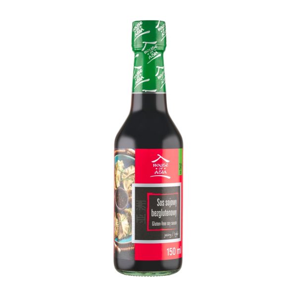Bezglutenowy sos sojowy jasny 150ml House of Asia !!! USZKODZONY House of Asia