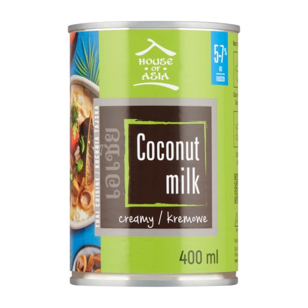 Mleczko kokosowe 5-7% 400 ml House of Asia !!! USZKODZONY House of Asia