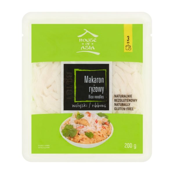 Bezglutenowy makaron ryżowy świeży 200g House of Asia !!! USZKODZONY House of Asia