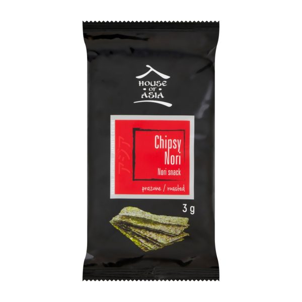 Chipsy Nori prażone 3g House of Asia !!! Krótka data:2025.12.29 House of Asia