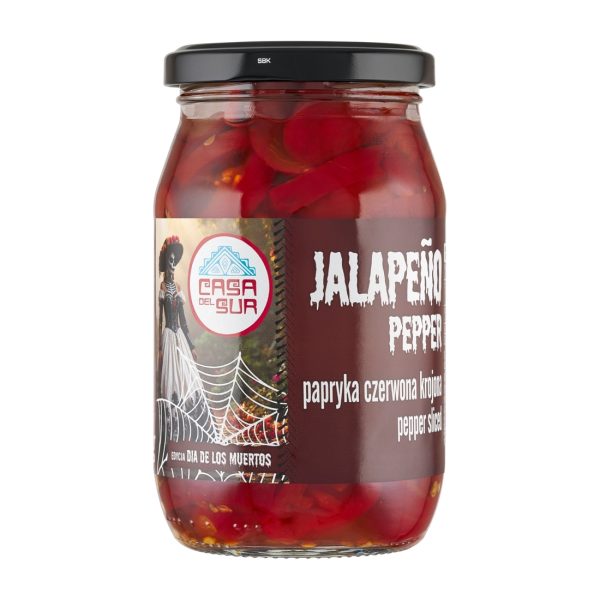 Papryka Jalapeno czerwona krojona 340g Casa de Mexico Casa del Sur