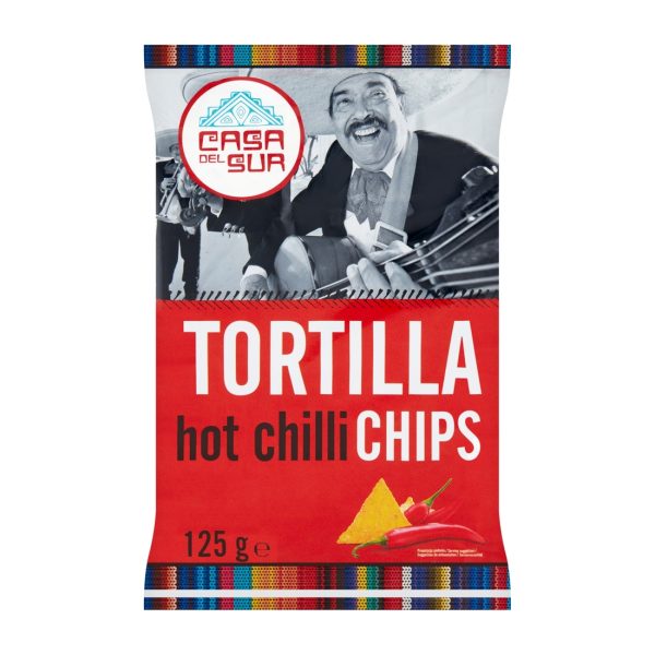Chipsy nachos kukurydziane chili 125g Casa del Sur !!! USZKODZONY Casa del Sur