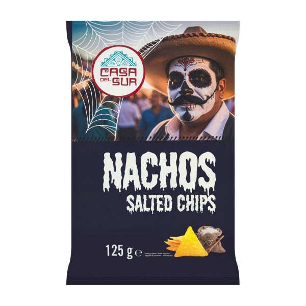 Chipsy nachos kukurydziane solone 125g Casa del Sur !!! USZKODZONY Casa del Sur
