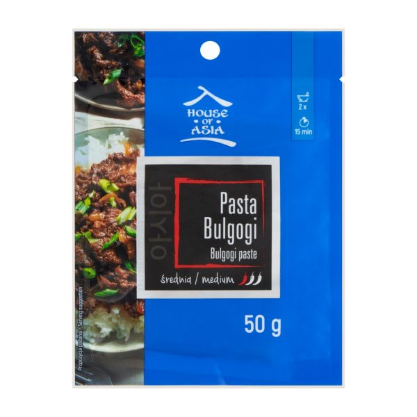 Pasta Bulgogi średnio-ostra 50g House of Asia !!! USZKODZONY House of Asia