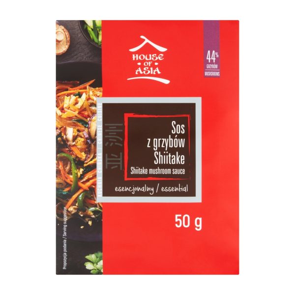 Sos z grzybów Shiitake 50g House of Asia !!! Krótka data:2026.01.01 House of Asia