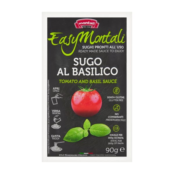 Sos pomidorowy z bazylią 90 g Easy Montali !!! Krótka data:2027.01.31