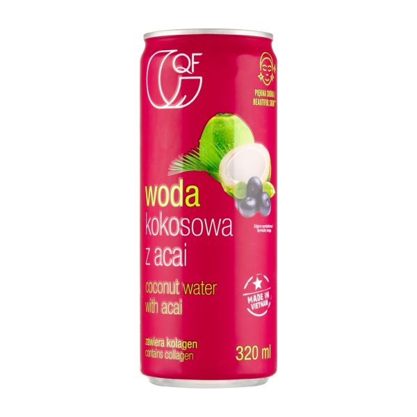 Woda kokosowa z acai i kolagenem 320 ml Quality Food Quality Food