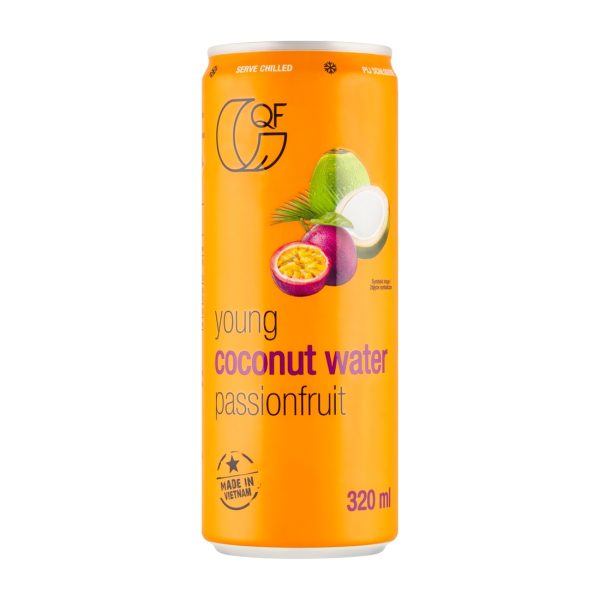 Woda kokosowa z sokiem z marakui 320 ml QF Quality Food Quality Food