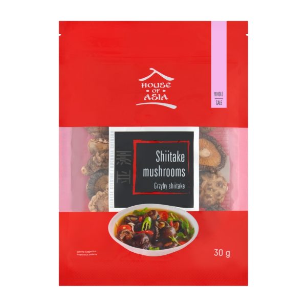 HAC GRZYBY SHIITAKE 30G !!! Krótka data:2026.04.15 House of Asia