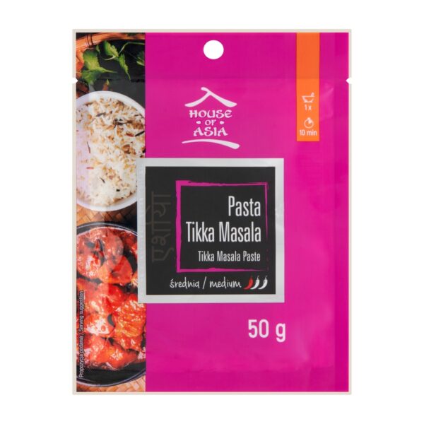 Pasta Tikka Masala średnio-ostra 50g House of Asia !!! Krótka data:2026.04.24 House of Asia