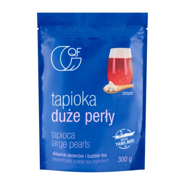 Tapioka perły duże 300g QF !!! Krótka data:2026.05.23 Quality Food