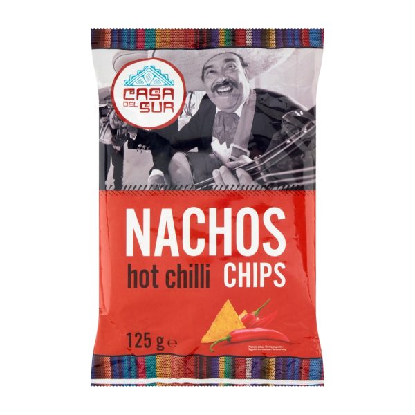 Chipsy nachos kukurydziane chili 125g Casa del Sur Casa del Sur