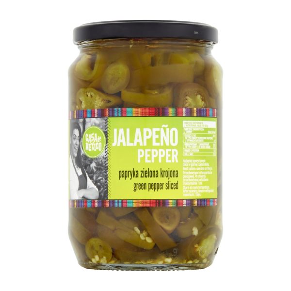 Papryka Jalapeno zielona krojona 670g Casa del Sur !!! USZKODZONY Casa del Sur