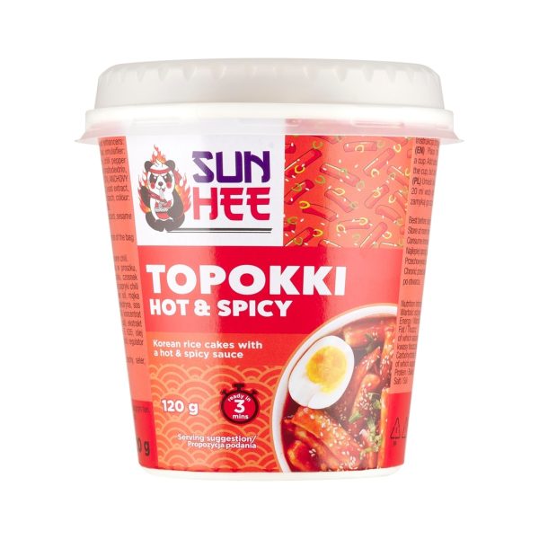 Danie instant Topokki hot & spicy Sum Hee !!! Krótka data:2026.12.21 Sun Hee