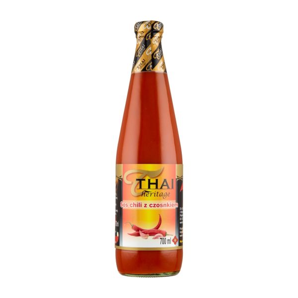 Sos chilli z czosnkiem 700ml Thai Hertiage !!! Krótka data:2026.08.17 Thai Heritage