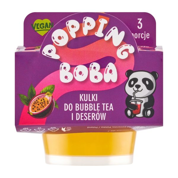 Kuleczki do bubble tea o smaku marakui 130g !!! Krótka data:2027.01.14