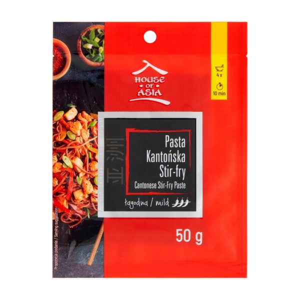 Pasta Kantońska Stir-fry 50g House of Asia !!! Krótka data:2026.09.17 House of Asia