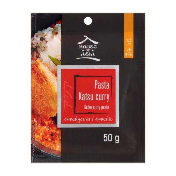 Pasta Katsu curry 50g House of Asia !!! Krótka data:2026.09.23 House of Asia