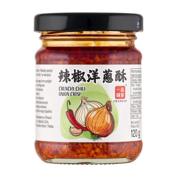Chrupiąca cebula z chili w oleju 120 g IPINCIO
