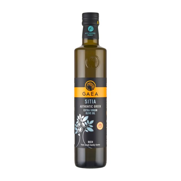 Oliwa z oliwek Extra Virgin z rejonu Sitia 500ml Gaea !!! Krótka data:2027.04.07 Gaea