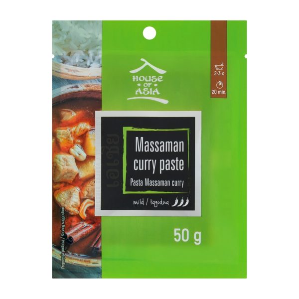 Pasta Massaman curry 50g House of Asia !!! Krótka data:2026.10.21 House of Asia