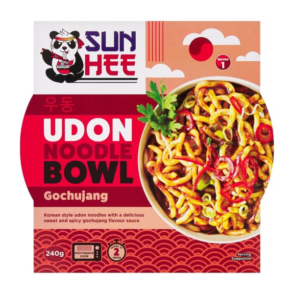 Danie gotowe Udon bowl gochujang 240 g Sun Hee !!! Krótka data:2026.10.24 Sun Hee