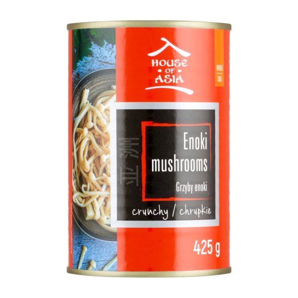 Grzybki Enoki 425 g House of Asia !!! USZKODZONY House of Asia