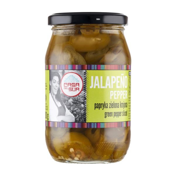 Papryka Jalapeno zielona krojona 340g Casa del Sur !!! USZKODZONY Casa del Sur