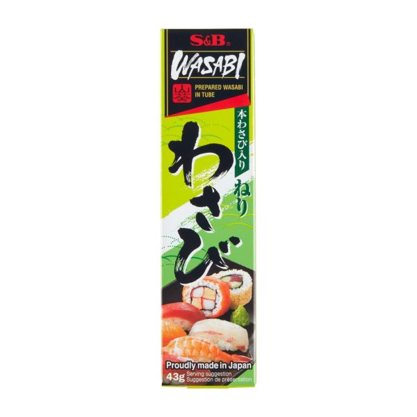 Pasta Wasabi 43g S&B !!! USZKODZONY S&B